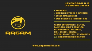 Aagam Modular Kitchen & Interiors in Palakkad,Kerala.